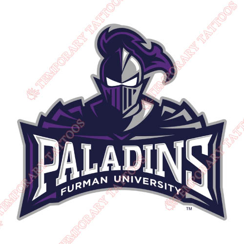 Furman Paladins Customize Temporary Tattoos Stickers NO.4428